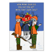 Duck Call Flying Deer Funny Hunter Hunting (Front)