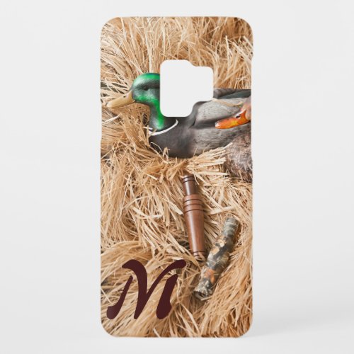 Duck Call Mallard Drake Monogram Motorola Razr Cas Case_Mate Samsung Galaxy S9 Case