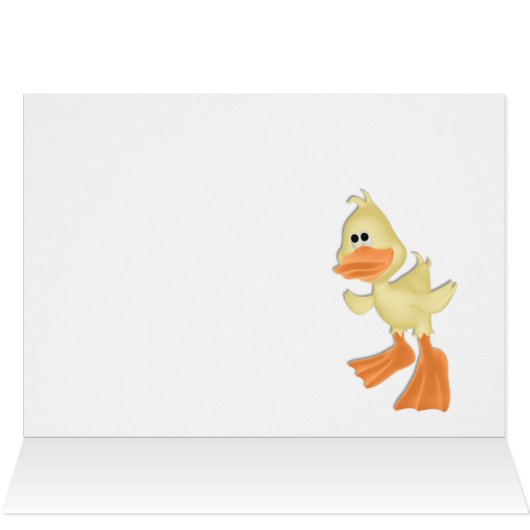 Duck Card (Inside Horizontal (Top))