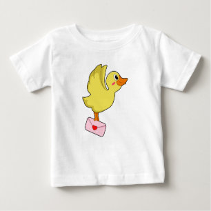 Duck Carrier pigeon Letter Baby T-Shirt