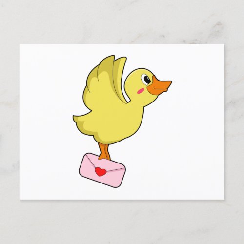 Duck Carrier pigeon Letter Postcard