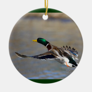 duck ceramic ornament