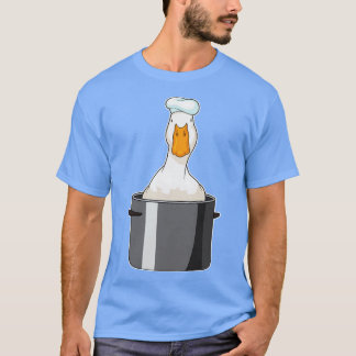 Duck Chef Cooking pot Chef hat T-Shirt