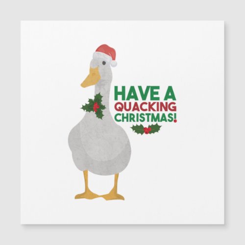 Duck Christmas Pun Have a Quacking Christmas Card