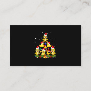 Duck Christmas Tree Enclosure Card