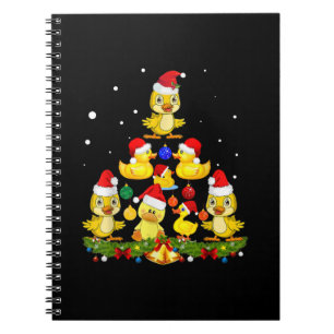 Duck Christmas Tree Notebook