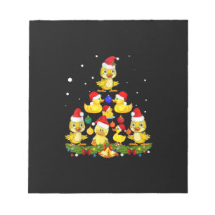 Duck Christmas Tree Notepad