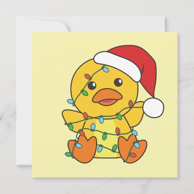 Duck Christmas Winter Animals Holiday Duck (Front)