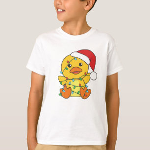 Duck Christmas Winter Animals Holiday Duck T-Shirt