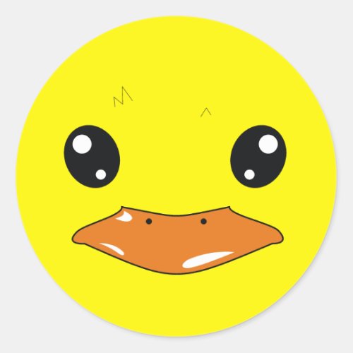 Duck Classic Round Sticker