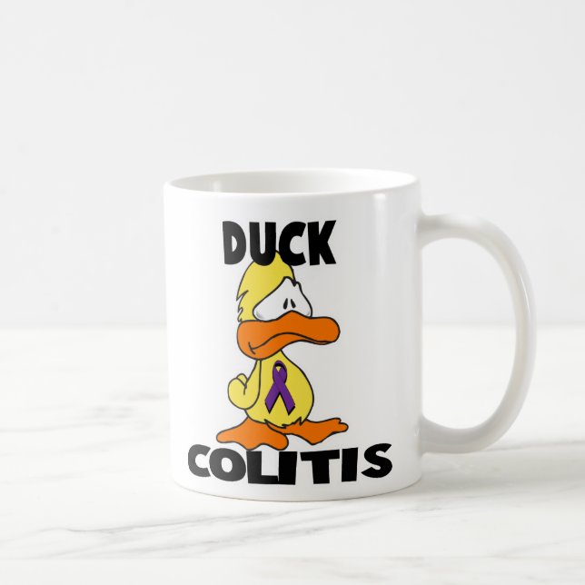 Duck Colitis Coffee Mug (Right)