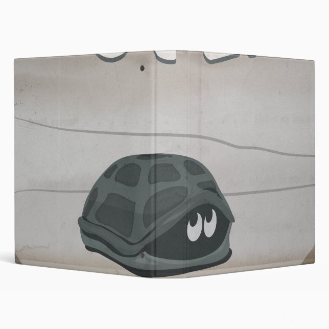 Duck & Cover 3 Ring Binder (Background)