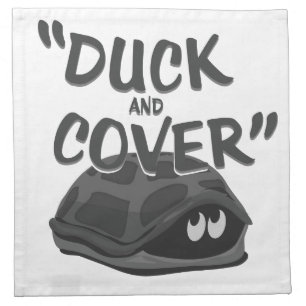 Duck & Cover Napkin