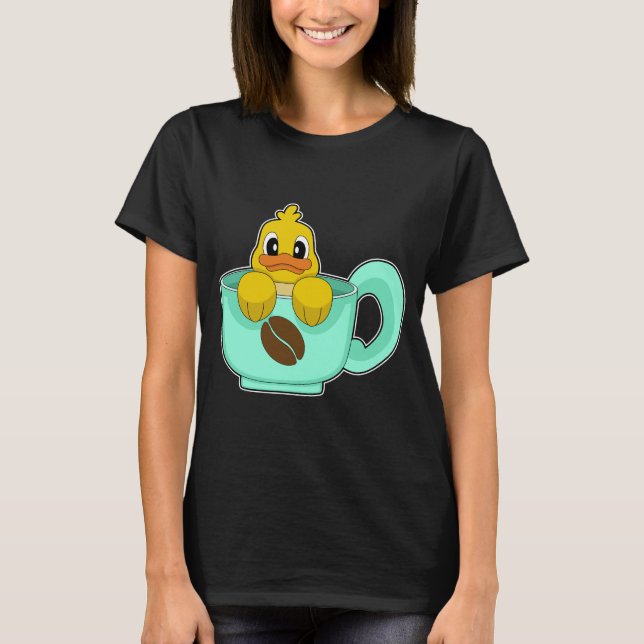 Duck Cup Coffee T-Shirt (Front)