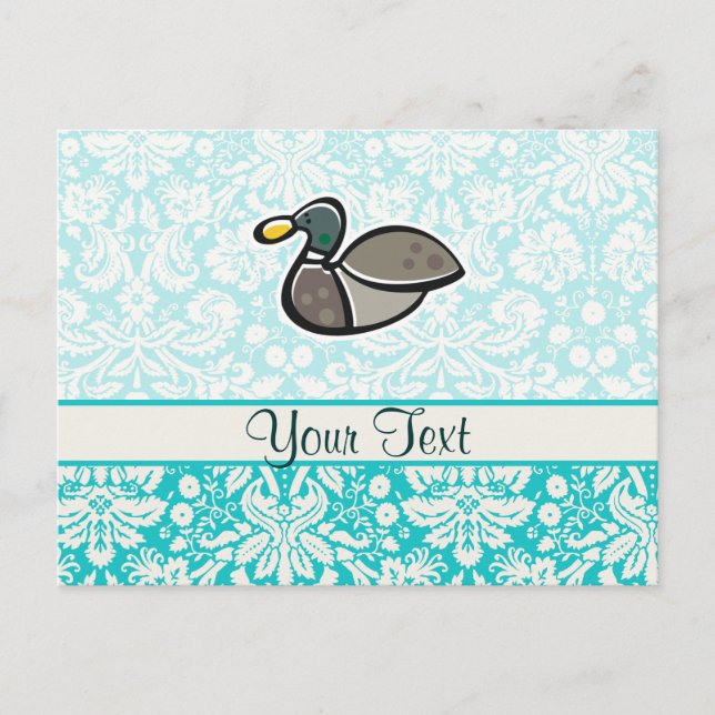 Duck; Cute Postcard (Front)