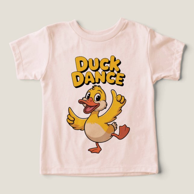 DUCK DANCE TODDLER T-SHIRT (Design Front)