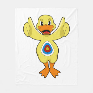 Duck Darts Bullseye Fleece Blanket