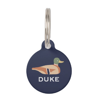 DUCK DECOY PET ID TAG