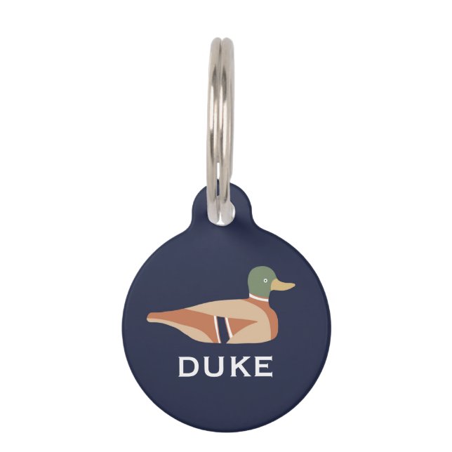 DUCK DECOY PET ID TAG (Front)