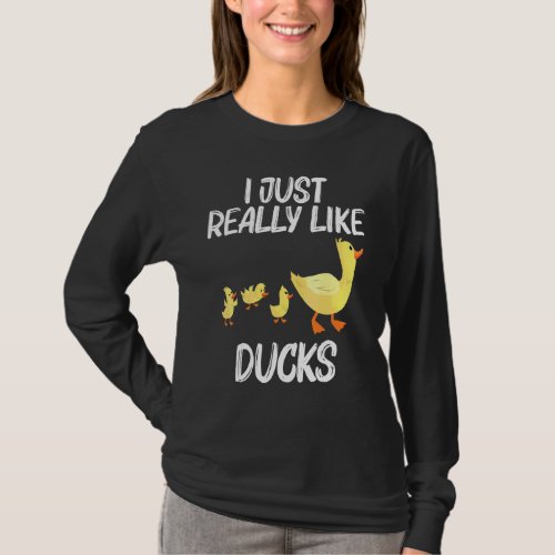 Duck Designs For Men Women Farm Duckling Owner Hun T-Shirt