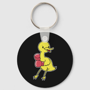 Duck Does Boxing Keychain