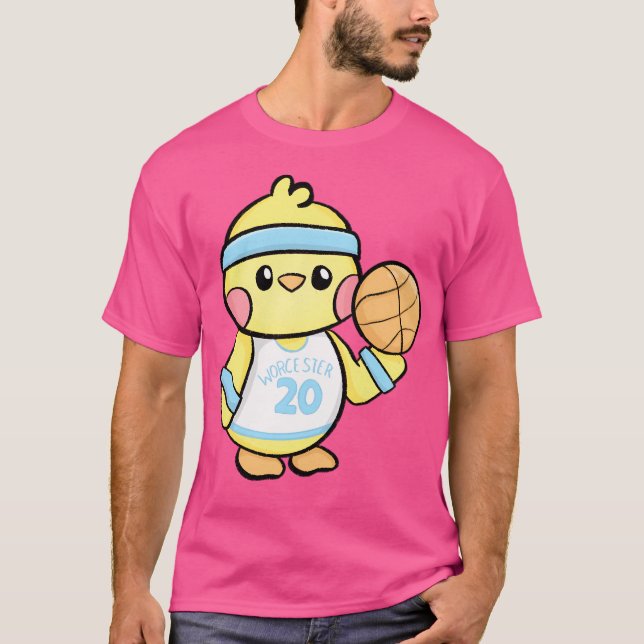 Duck Dressed As A Basketball Player T-Shirt (Front)