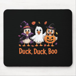 Duck Duck Boo Funny Halloween Costume Duck Mouse Pad