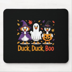 Duck Duck Boo Funny Halloween Costume Duck Mouse Pad