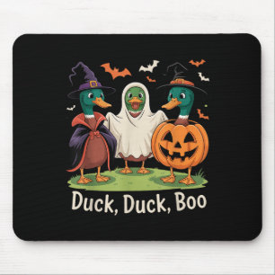 Duck Duck Boo Funny Halloween Costume Duck Mouse Pad