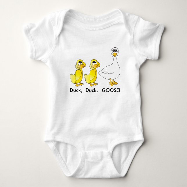Duck, Duck, Goose | Baby Baby Bodysuit (Front)