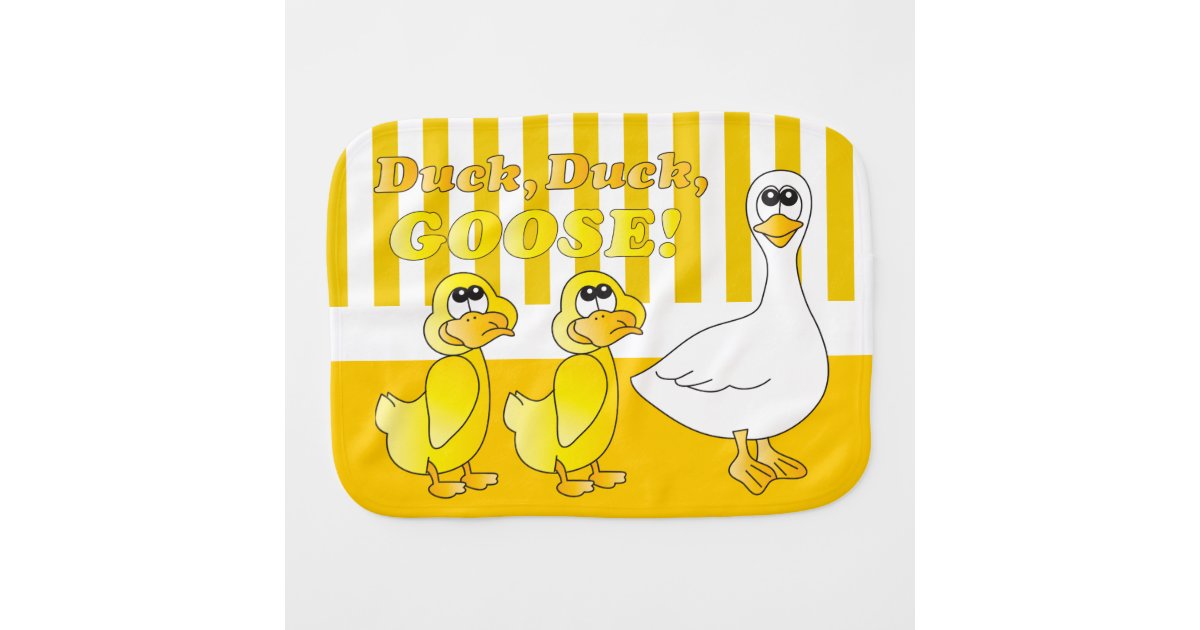 Duck, Duck, Goose - Baby Burp Cloth | Zazzle