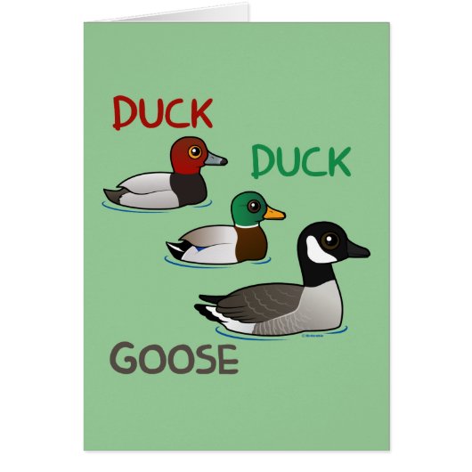 Duck Duck Goose Cards (Front)