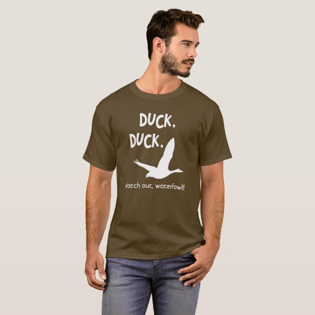 Duck, Duck, Goose Customizable T-shirt (Front Full)