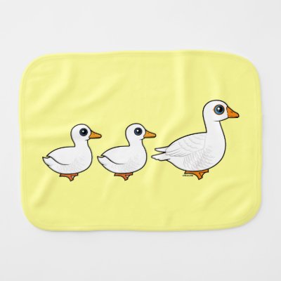 Duck Duck Goose Domestic Baby Burp Cloth