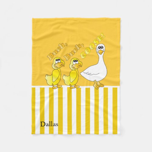 Duck Duck Goose Fleece Blanket