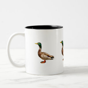 duck duck goose Two-Tone coffee mug