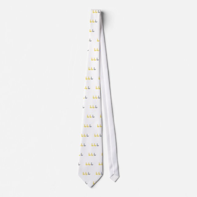 Duck Duck Gray Duck products Neck Tie (Front)