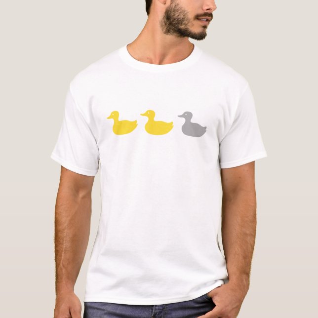 duck duck grey duck T-Shirt (Front)