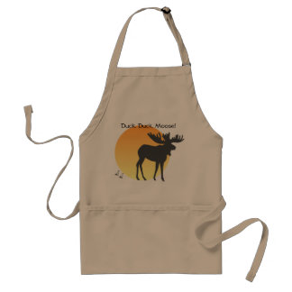 Duck. Duck. Moose! Adult Apron