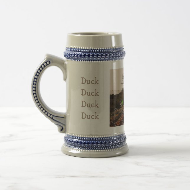 Duck Duck vintage Beer Stein (Left)
