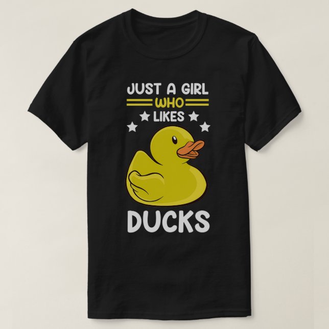 Duck ducklings rubber duck duck quack pond funny s T-Shirt (Design Front)