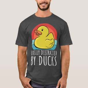Duck Easily Distracted By Ducks 1947 T-Shirt