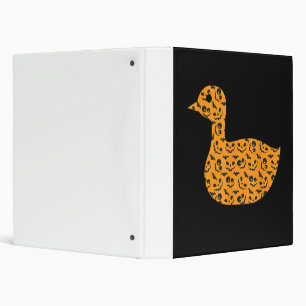 Duck Easy Halloween Outfit Mallard Dipper Lazy 3 Ring Binder