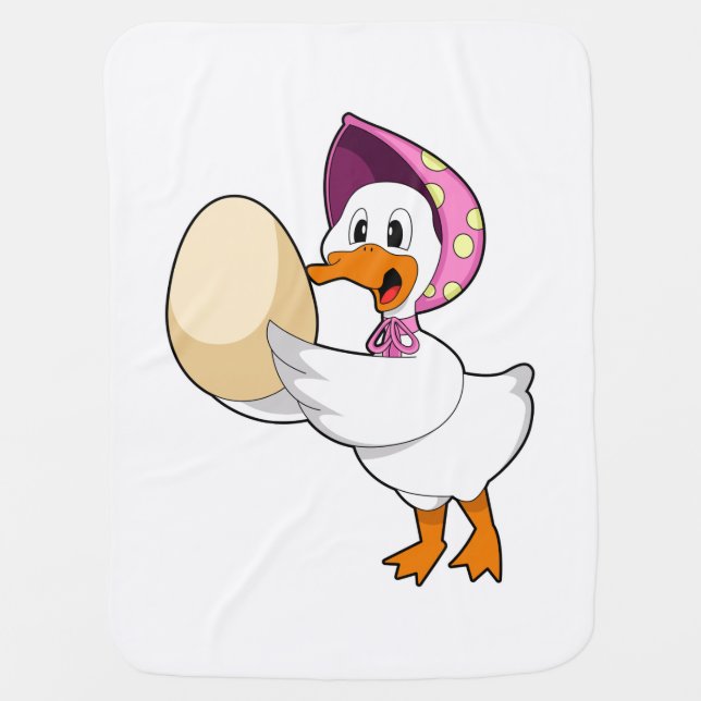 Duck Egg Baby Blanket (Front)
