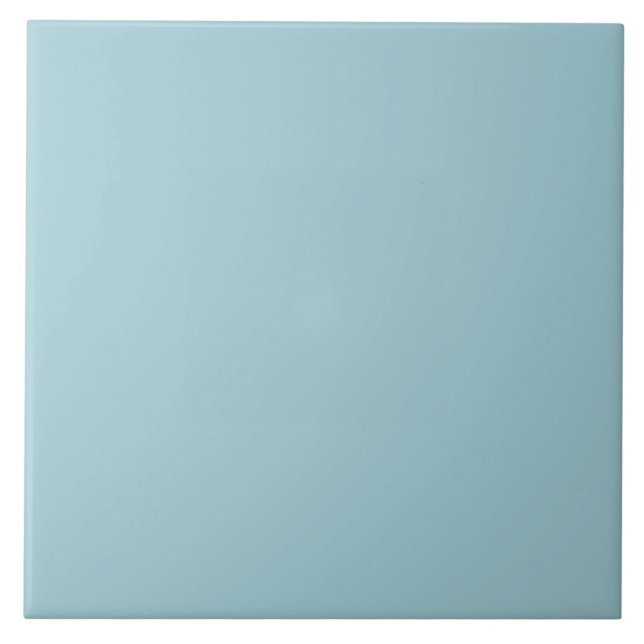 Duck Egg Blue Ceramic Tile. Tile (Front)