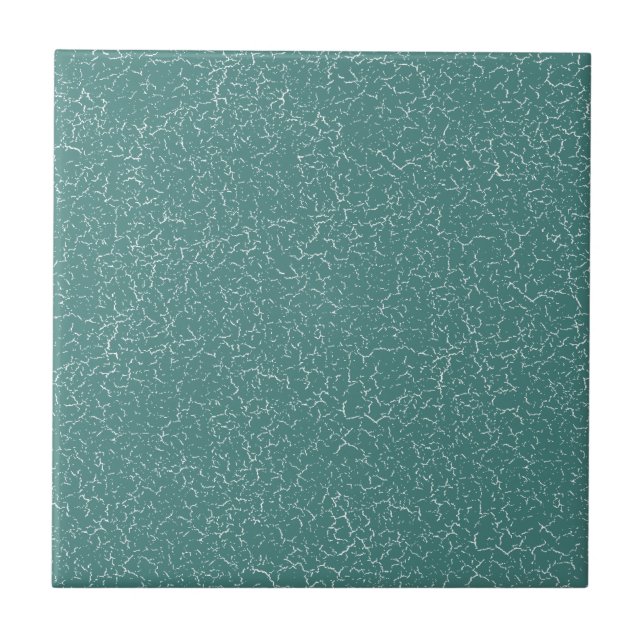 Duck Egg Blue Crackle Glaze Solid Color Tile (Front)