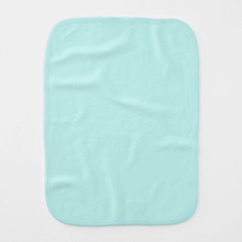 Duck egg _ Solid color aqua blue Baby Burp Cloth