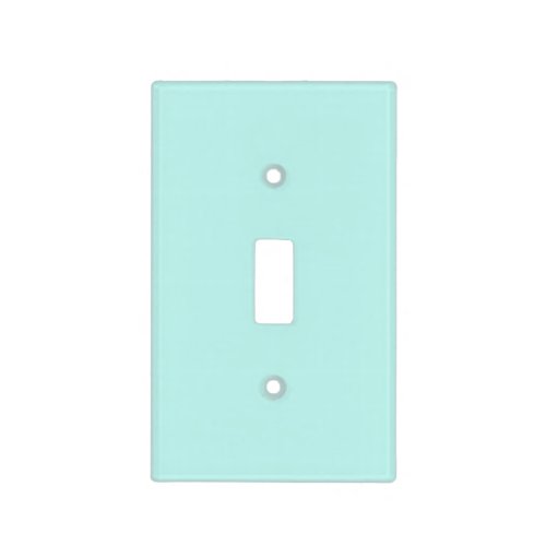 Duck egg _ Solid color aqua blue Light Switch Cover