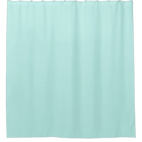 Duck egg _ Solid color aqua blue Shower Curtain
