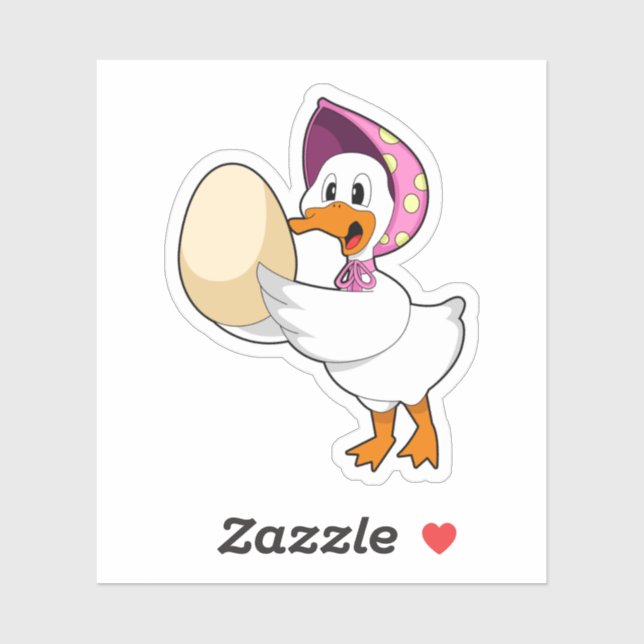 Duck Egg Sticker (Sheet)
